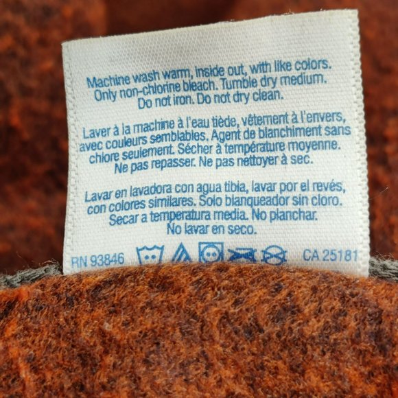 Gildan Heavy Blend Size M Rust Color Hoodie Gettysburg Embroidery Pouch Pockets - Picture 7 of 11